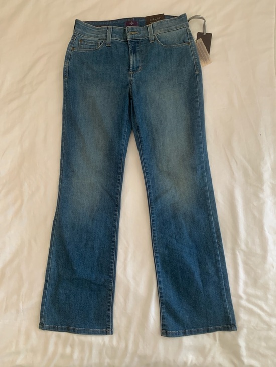NYDJ Denim - NYDJ Barbara Bootcut Jeans 8P Petite NWT Blue Stretch